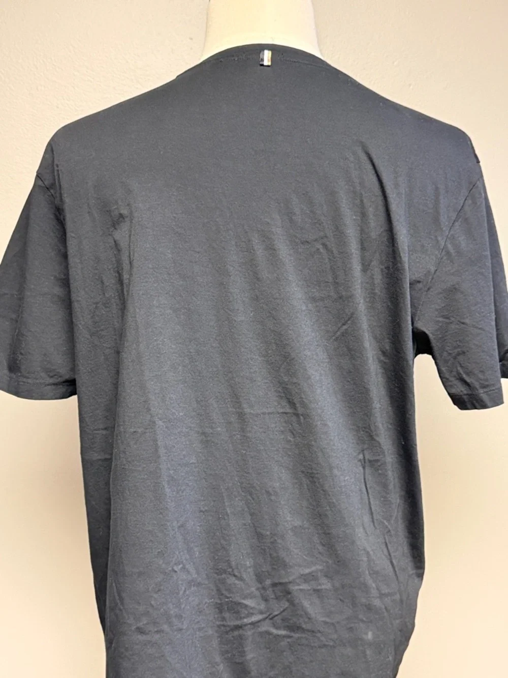 BOSS Slim Fit Mercerized Cotton Tee XXL Black Minimal
